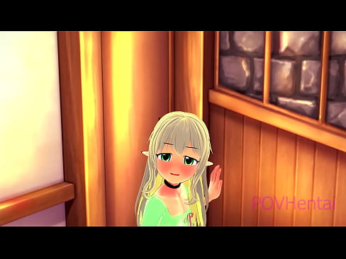 ❤️ (トラップ)エルフのメイドが顔を洗うのを手伝う ️❌ スーパーセックス ❌️